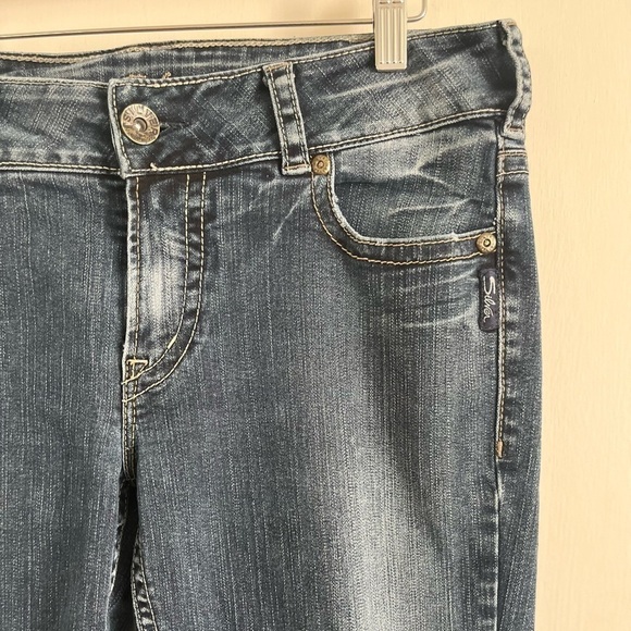 WOMEN'S Silver Jeans Suki Mid Size Waist 31 Length 30 Slim Boot Cut Denim Jeans - Picture 5 of 9